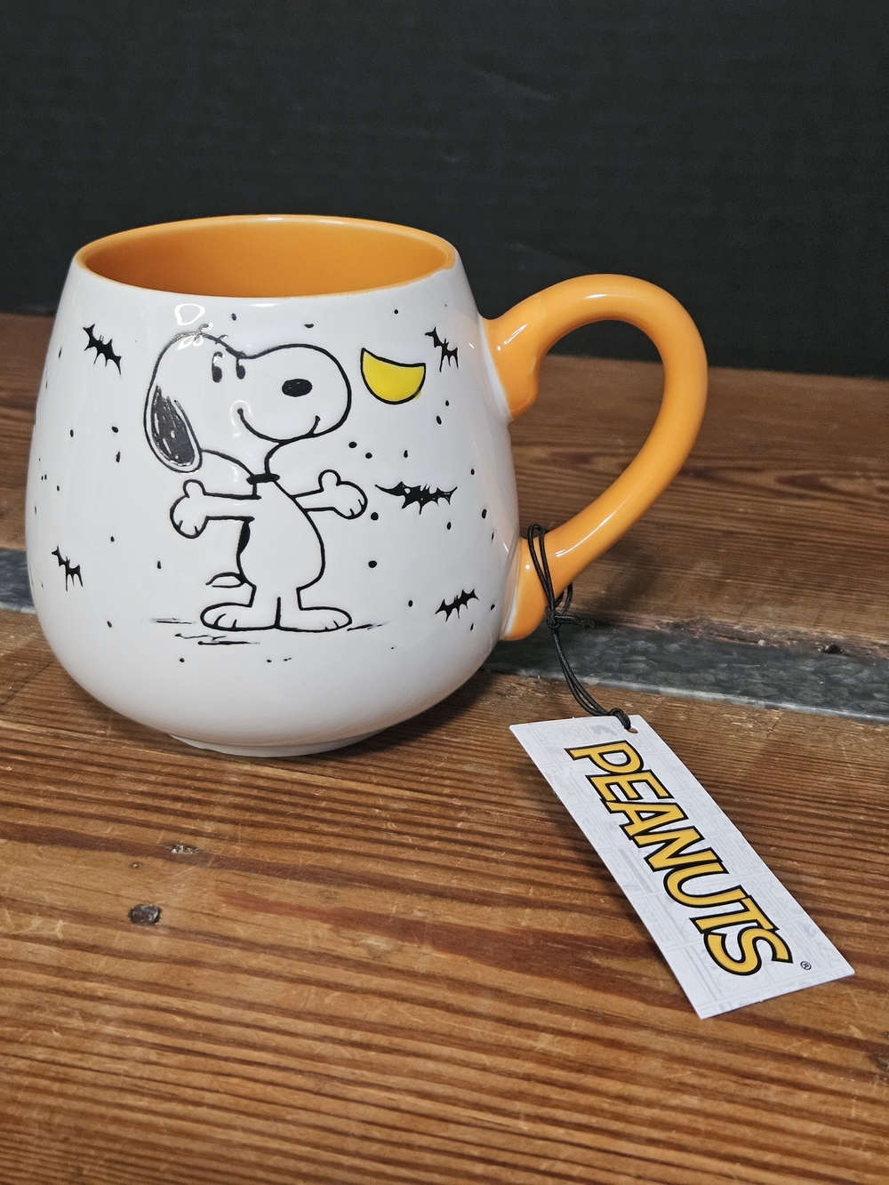 Peanuts Snoopy Orange Accent Ceramic Mug by Peanuts